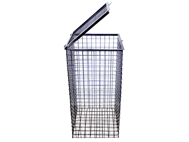 Контейнер для роздільного збору ТПВ з кришкою 500х500х1000мм Чорний КОМПРЕД OL493